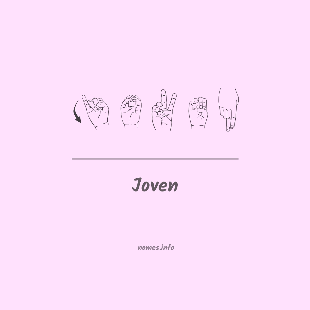 Joven em Libras