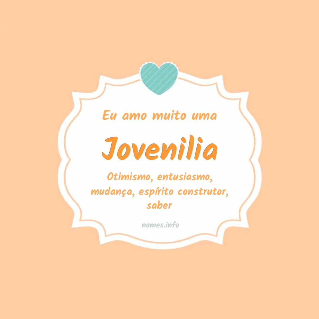 Eu amo muito Jovenilia Eu amo muito Jovenilia