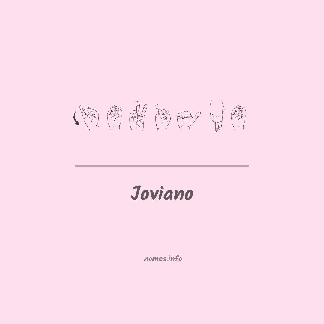 Joviano em Libras