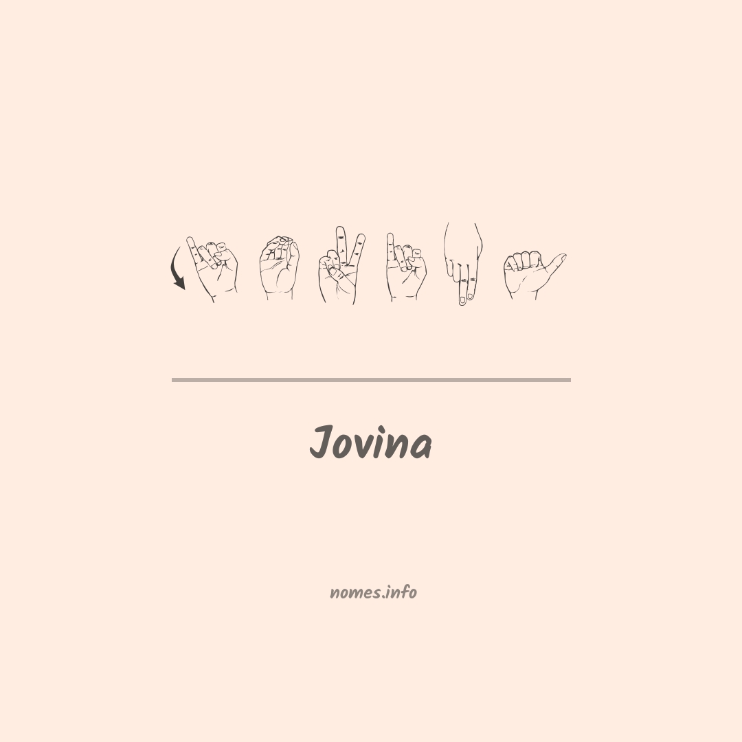 Jovina em Libras