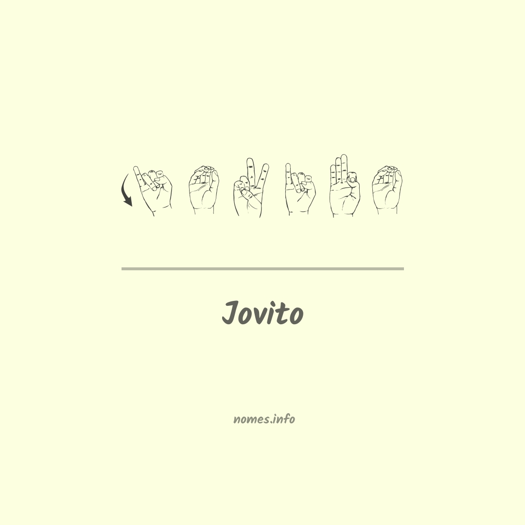 Jovito em Libras