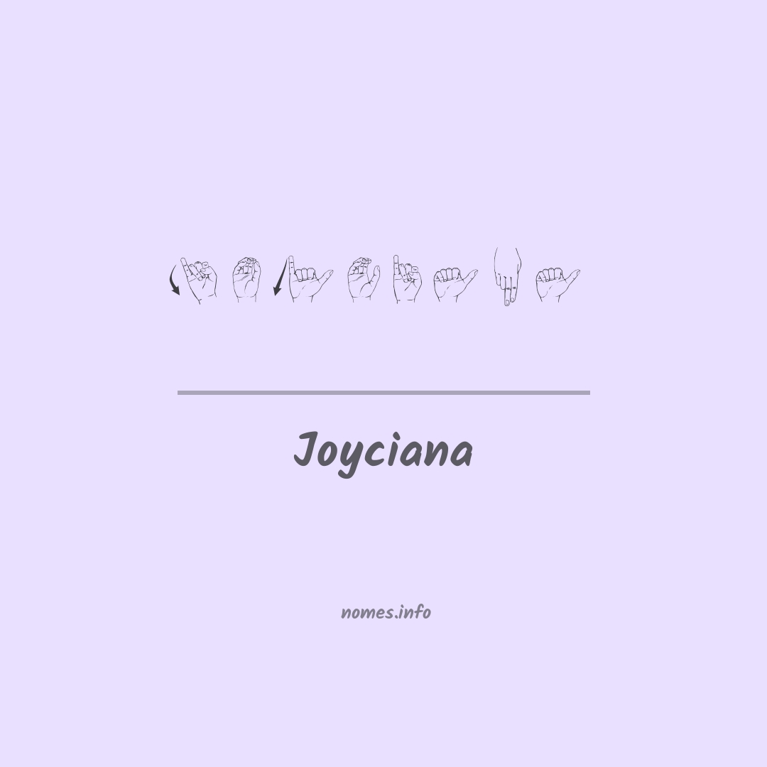 Joyciana em Libras