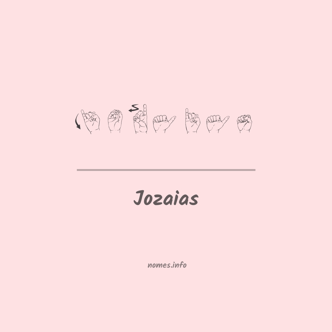 Jozaias em Libras