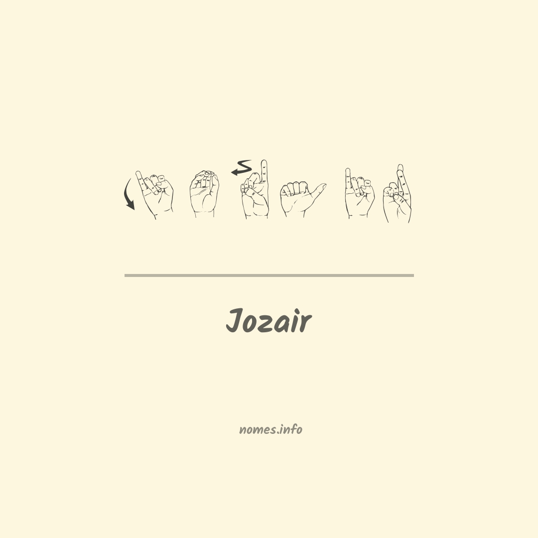 Jozair em Libras