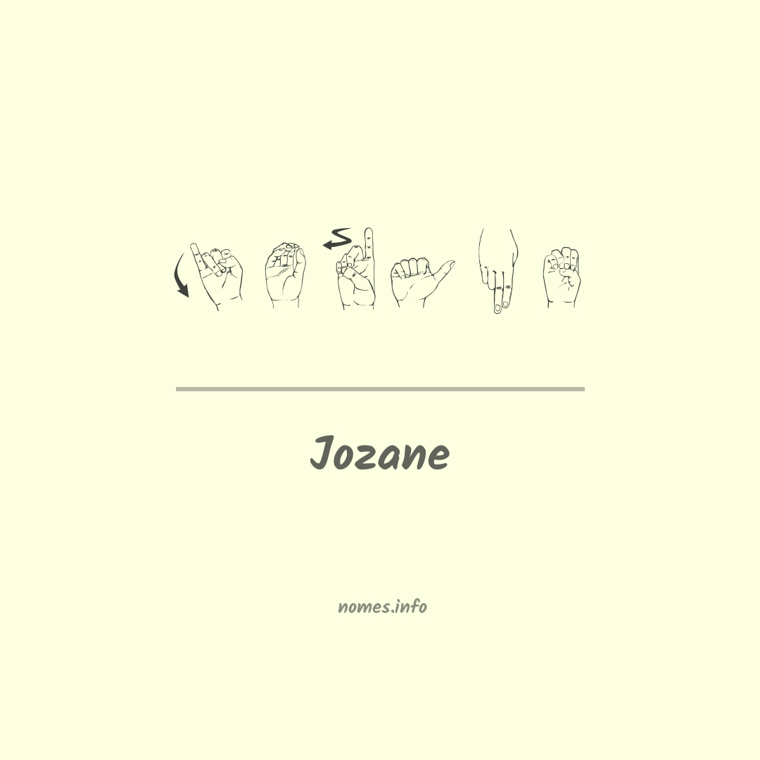 Jozane em Libras