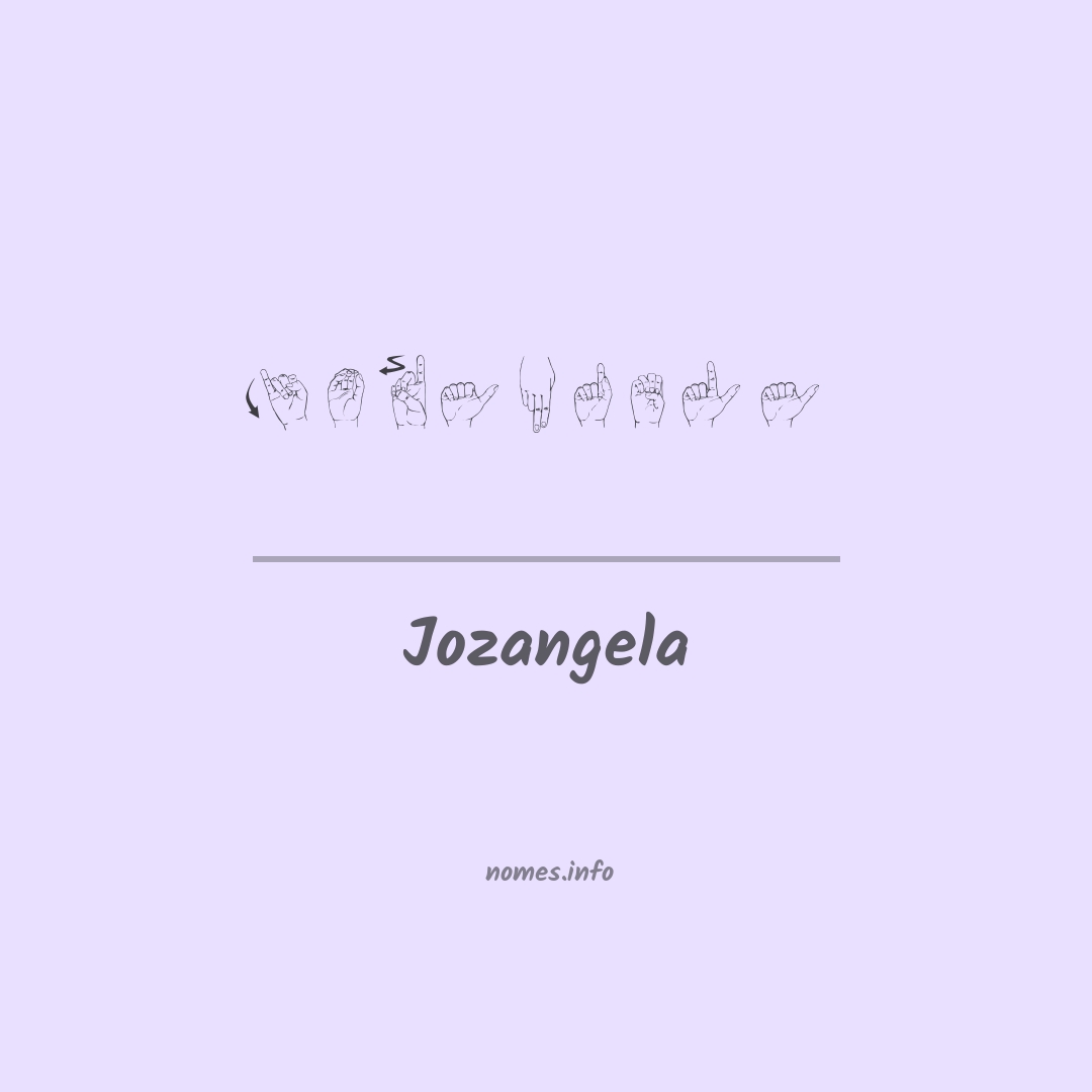 Jozangela em Libras