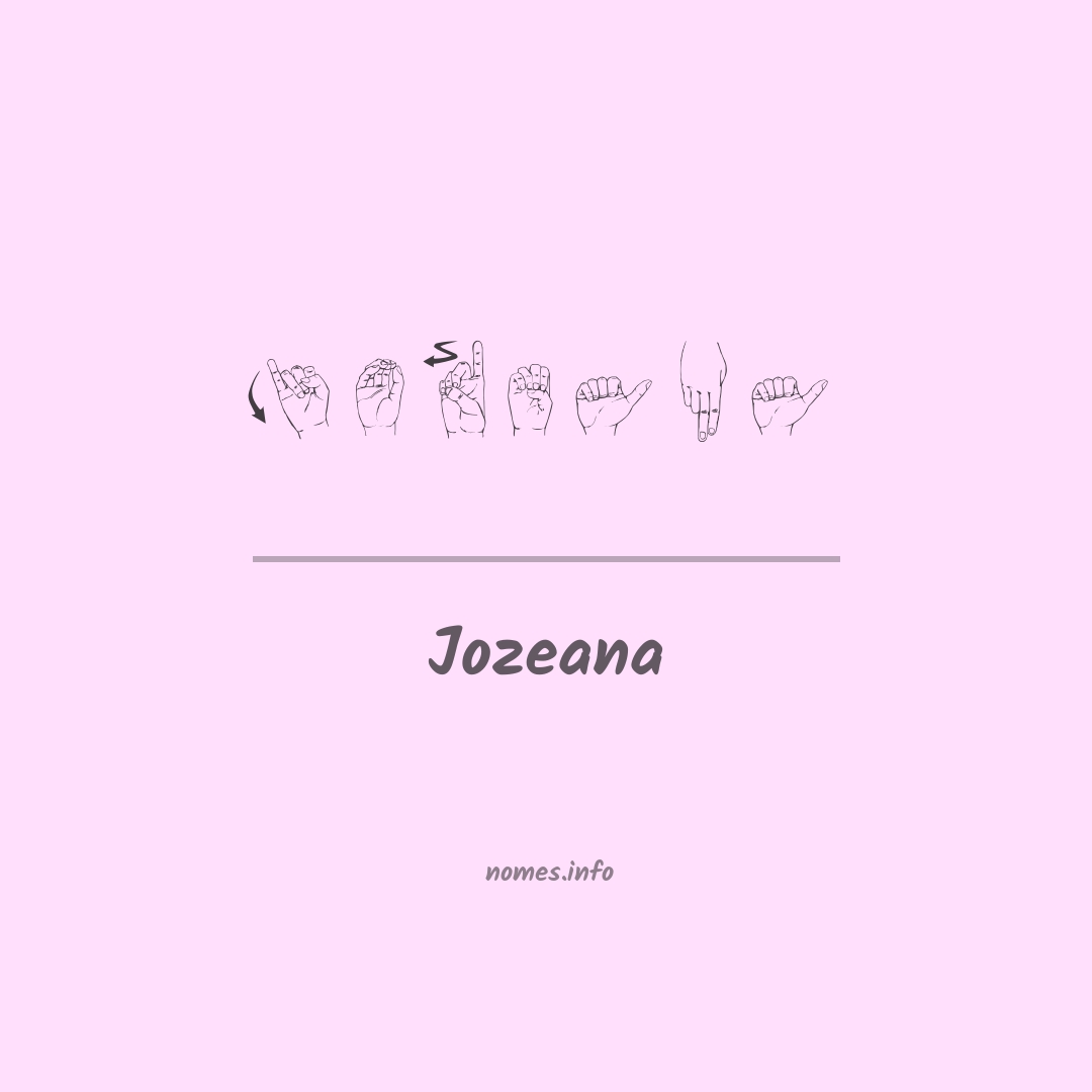 Jozeana em Libras