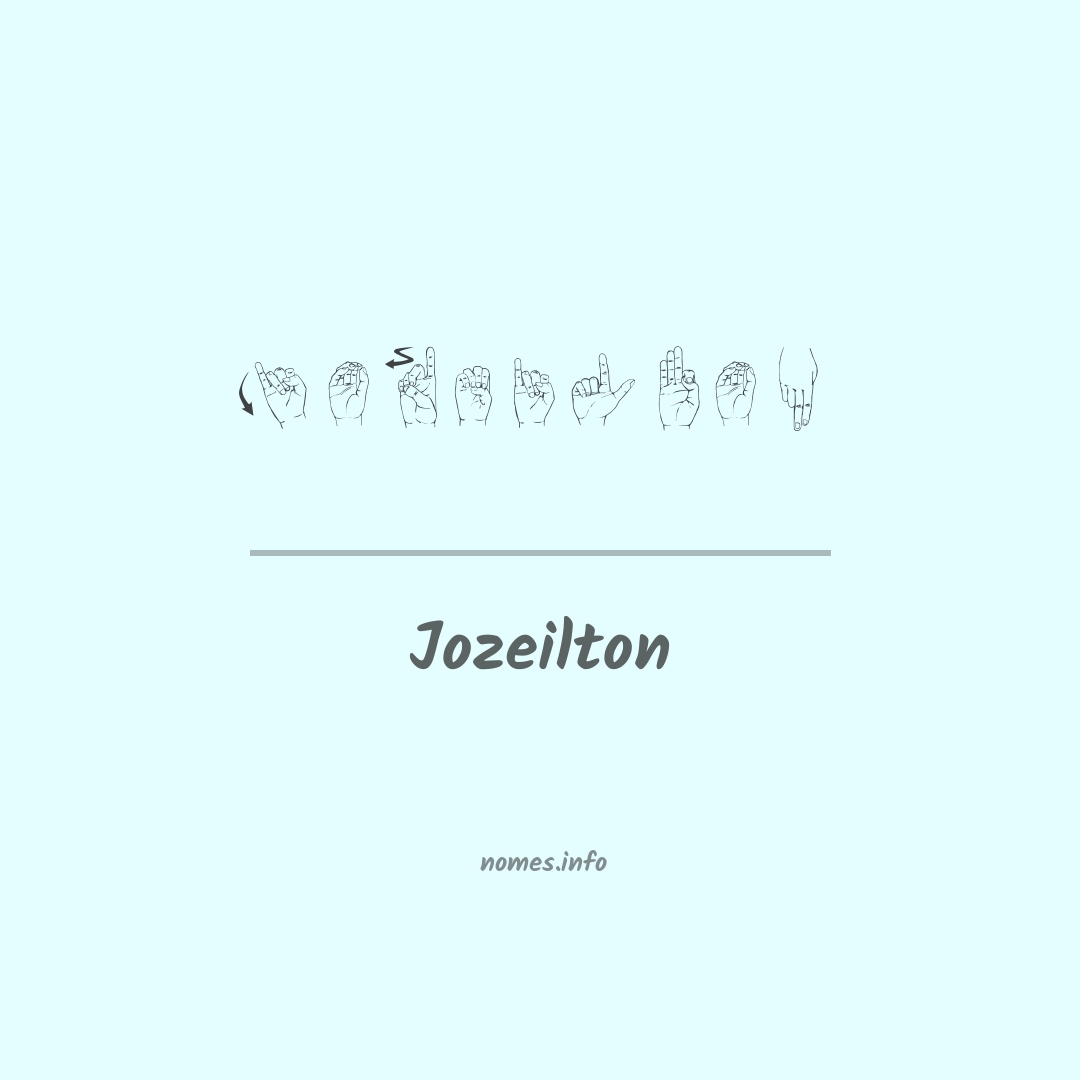 Jozeilton em Libras