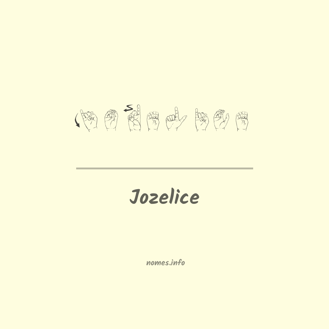 Jozelice em Libras