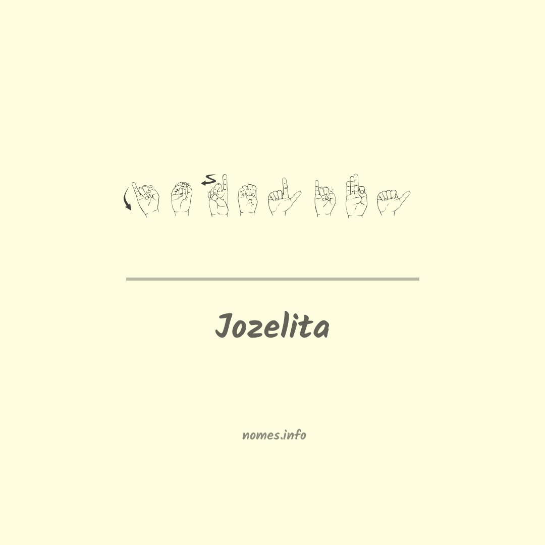 Jozelita em Libras