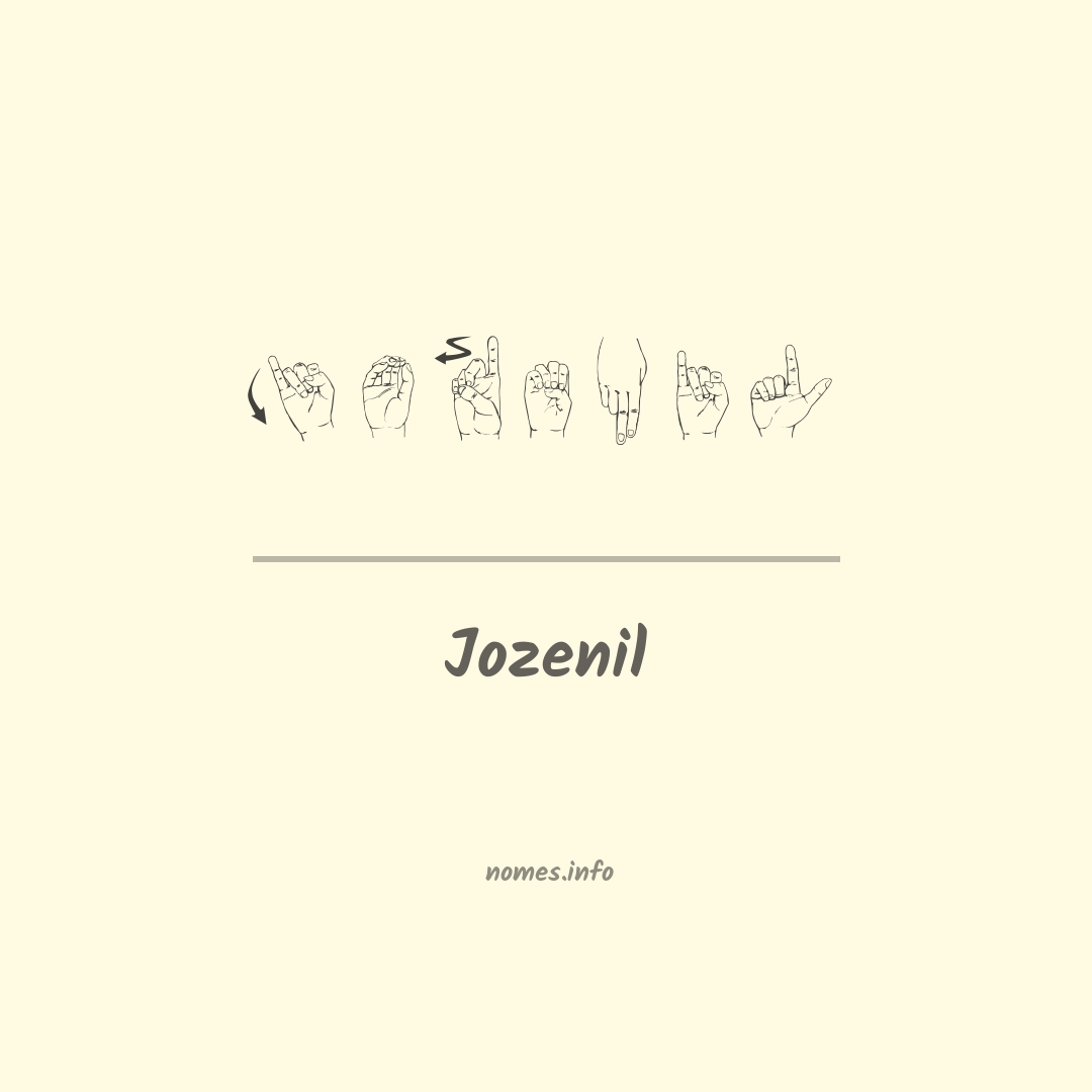 Jozenil em Libras