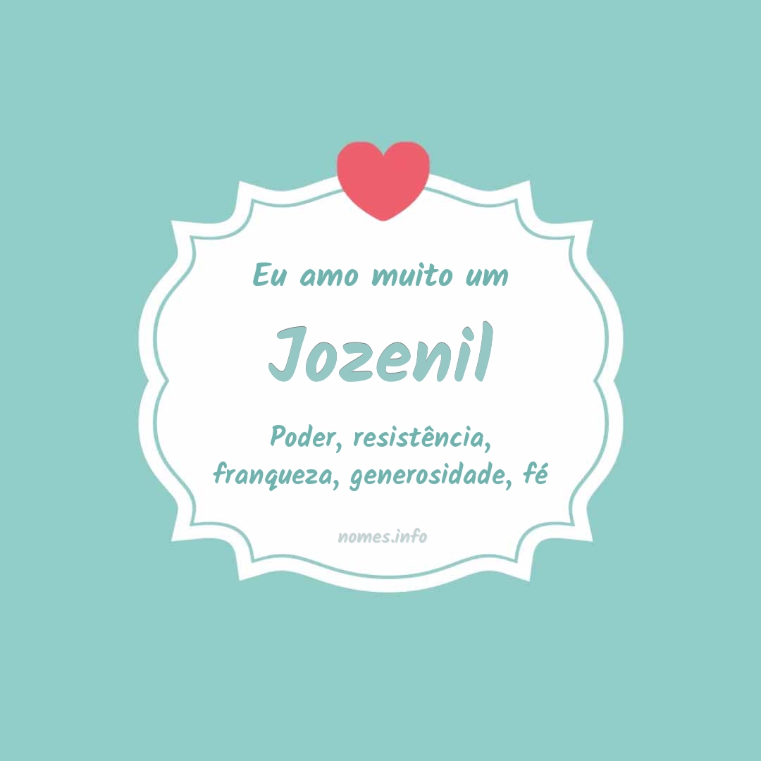 Eu amo muito Jozenil