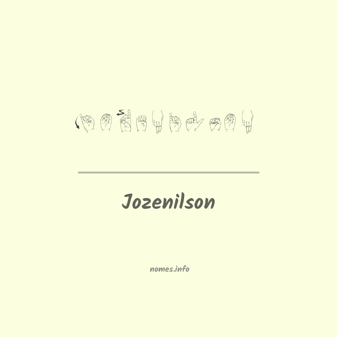 Jozenilson em Libras