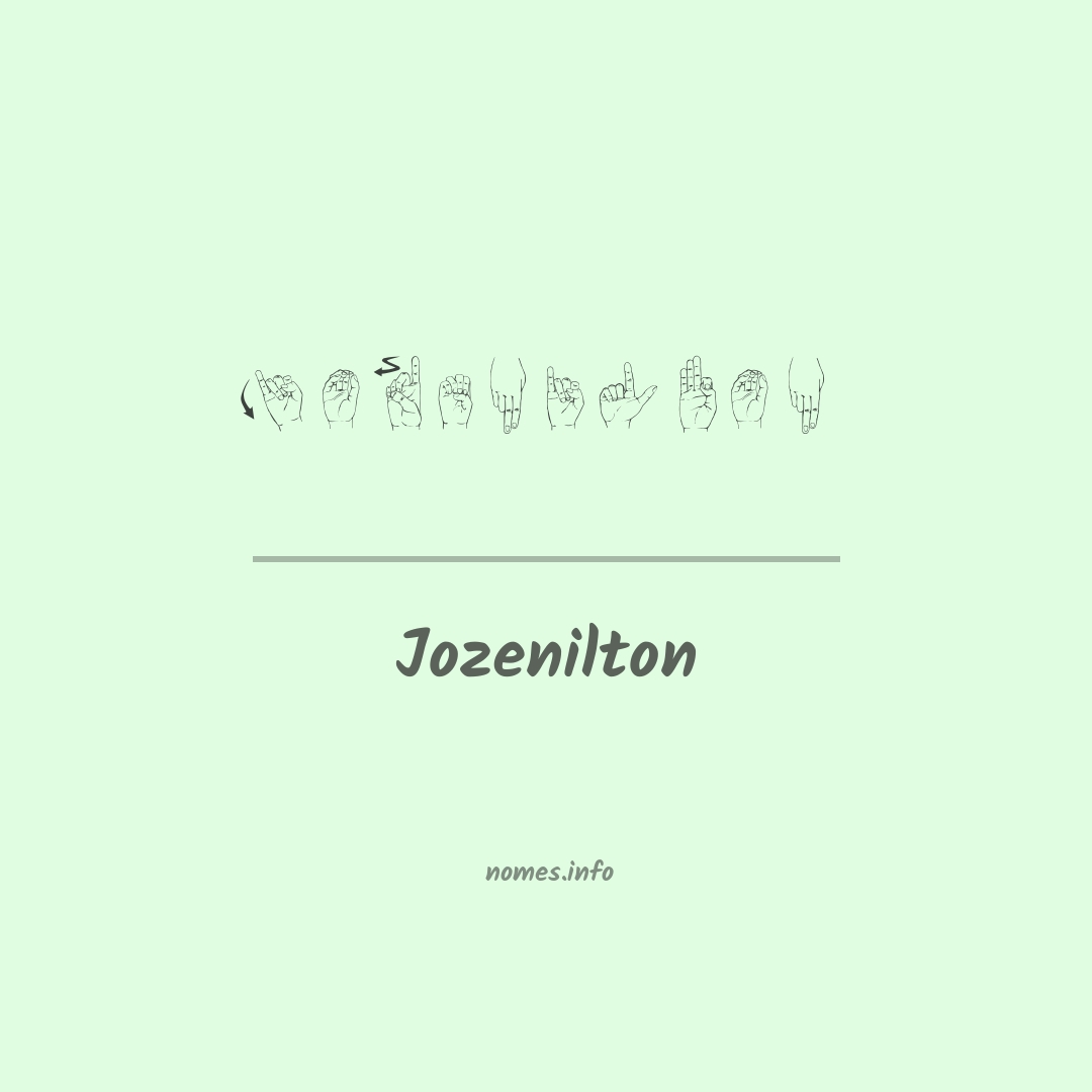 Jozenilton em Libras Jozenilton em Libras