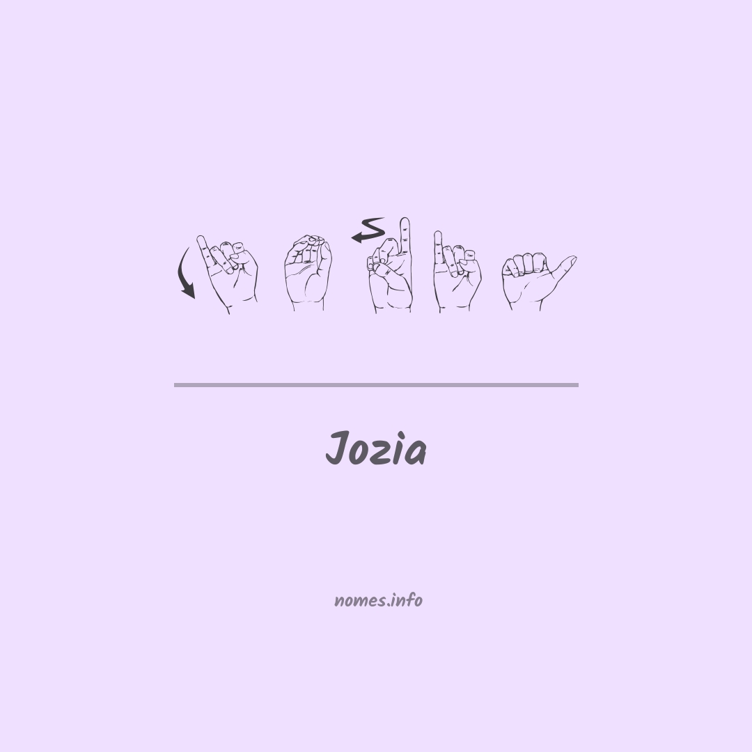 Jozia em Libras