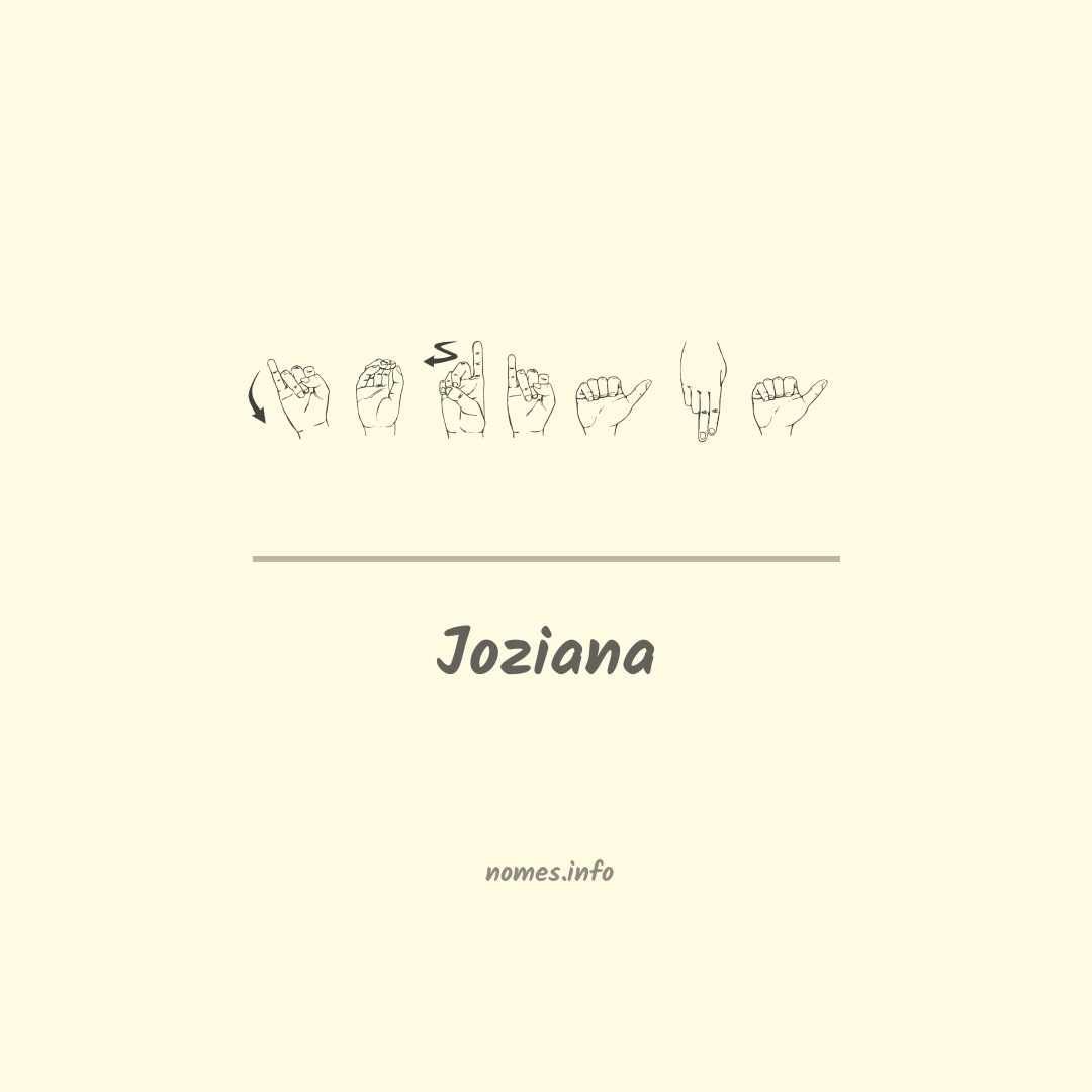 Joziana em Libras