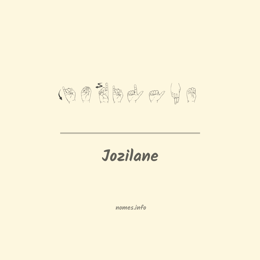 Jozilane em Libras