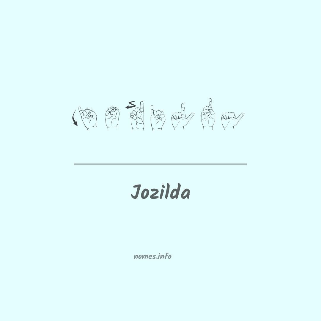 Jozilda em Libras