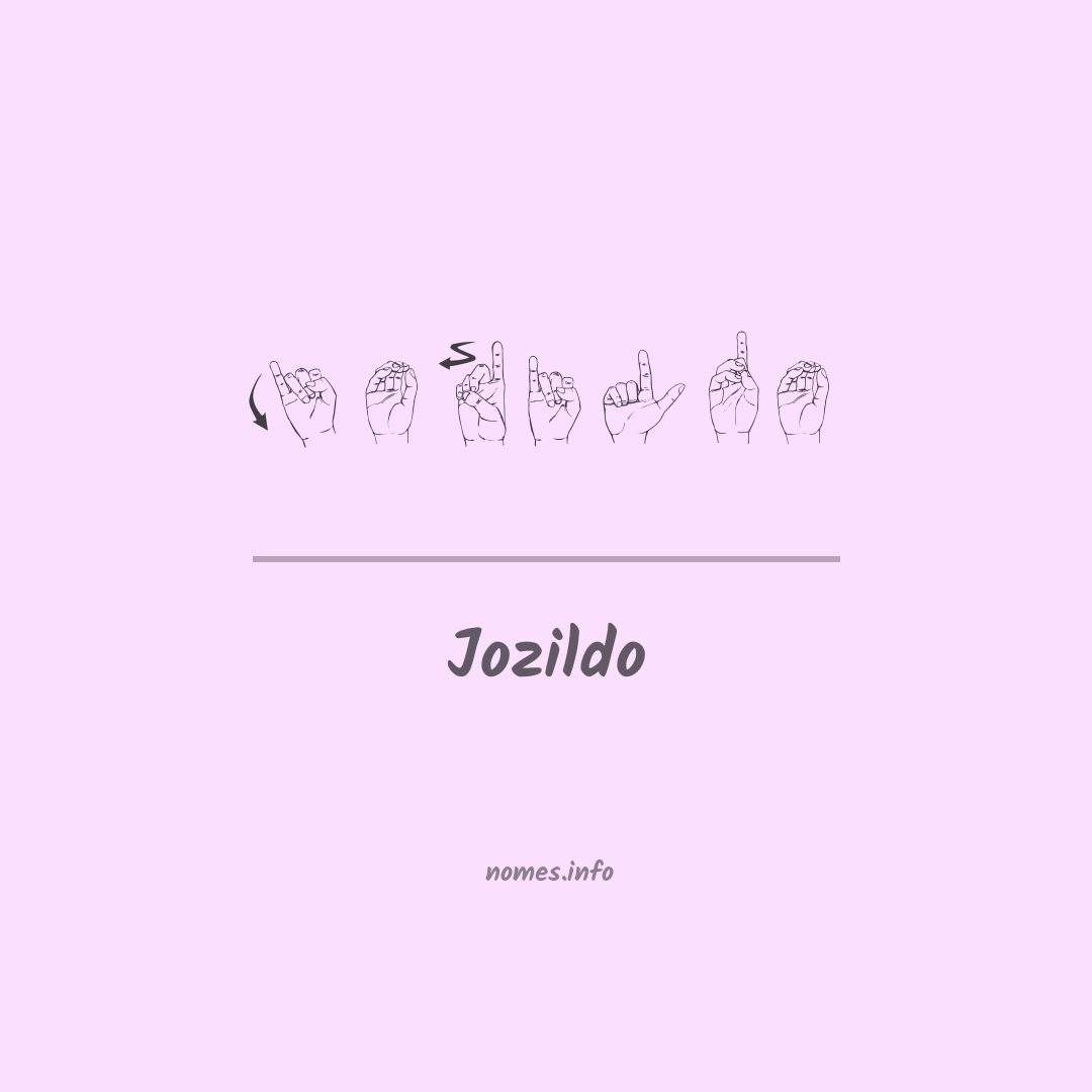 Jozildo em Libras