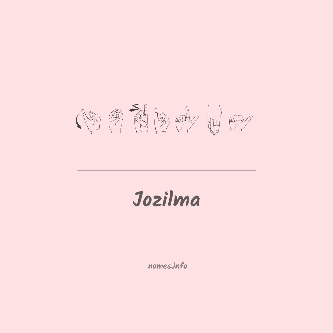 Jozilma em Libras