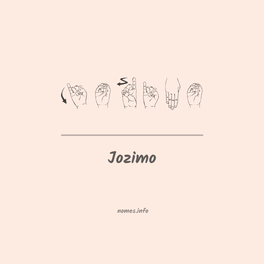 Jozimo em Libras