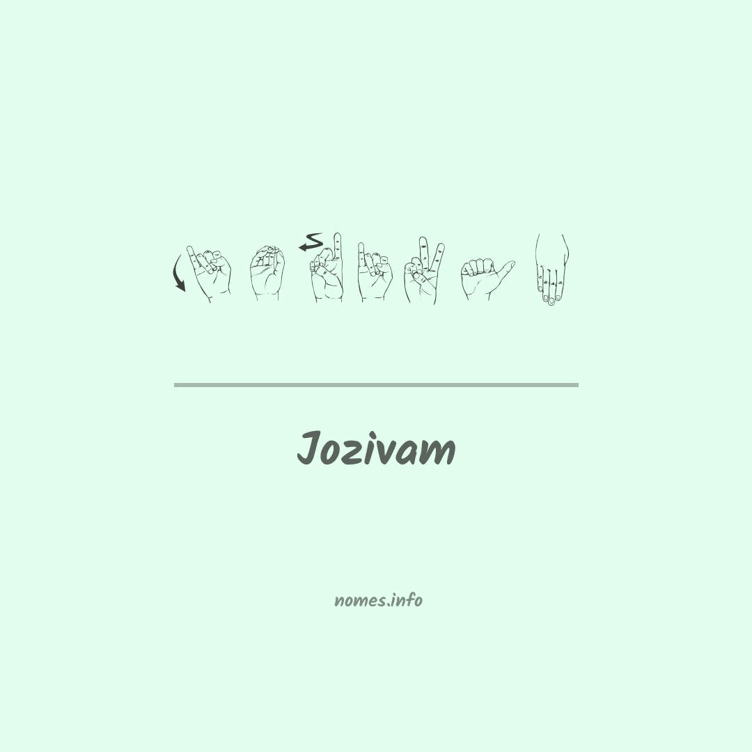 Jozivam em Libras