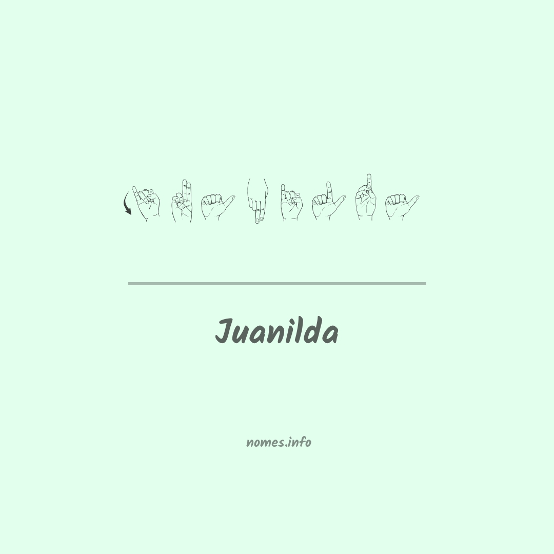 Juanilda em Libras