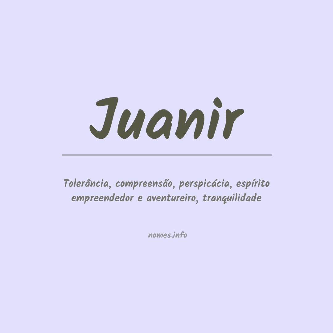 Significado do nome Juanir