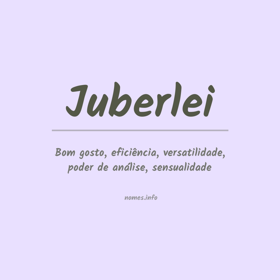 Significado do nome Juberlei