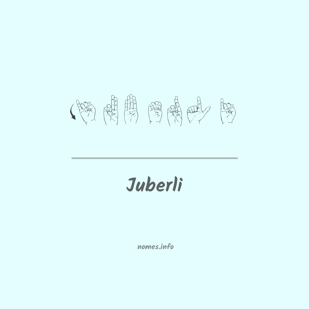Juberli em Libras