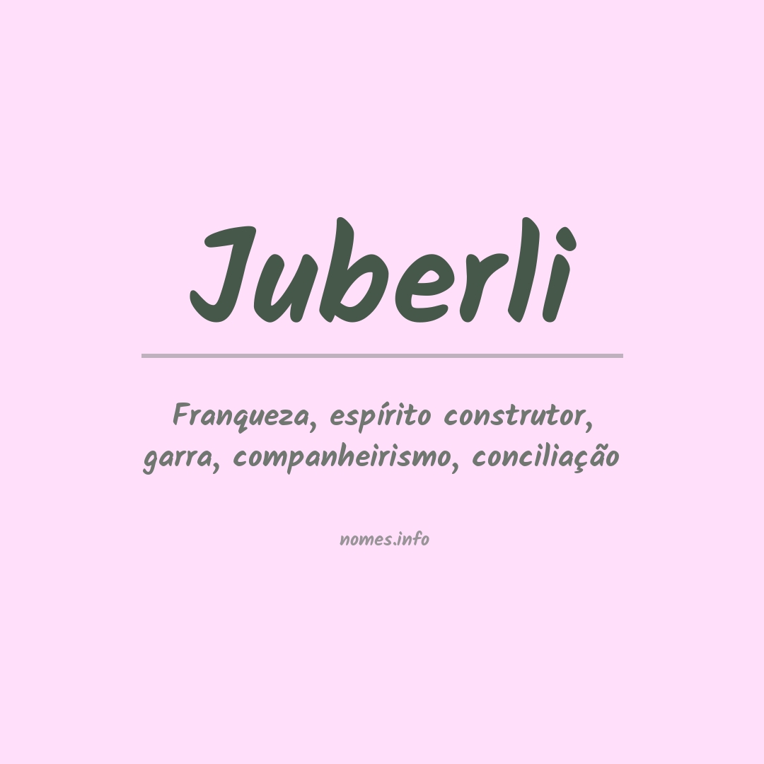Significado do nome Juberli