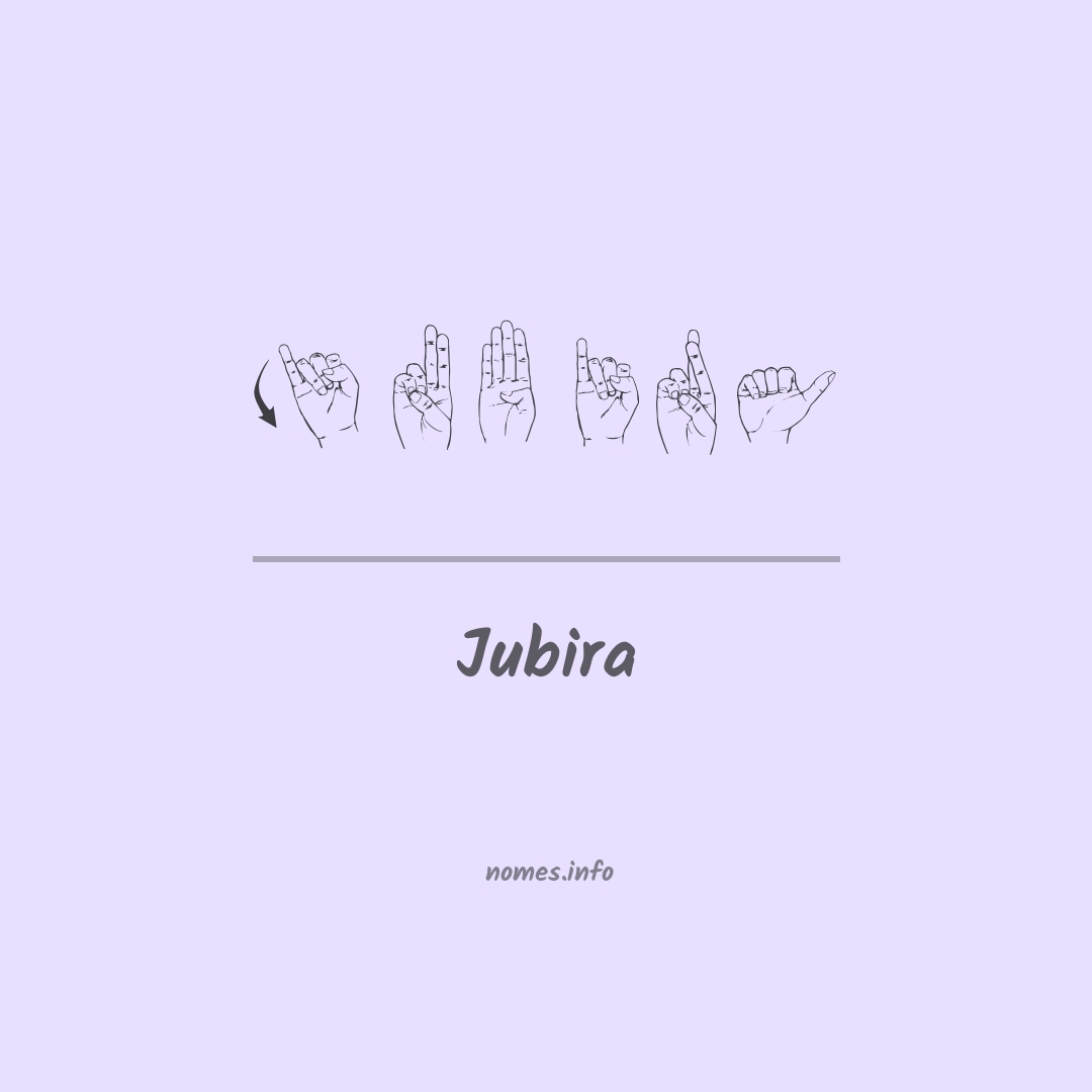 Jubira em Libras