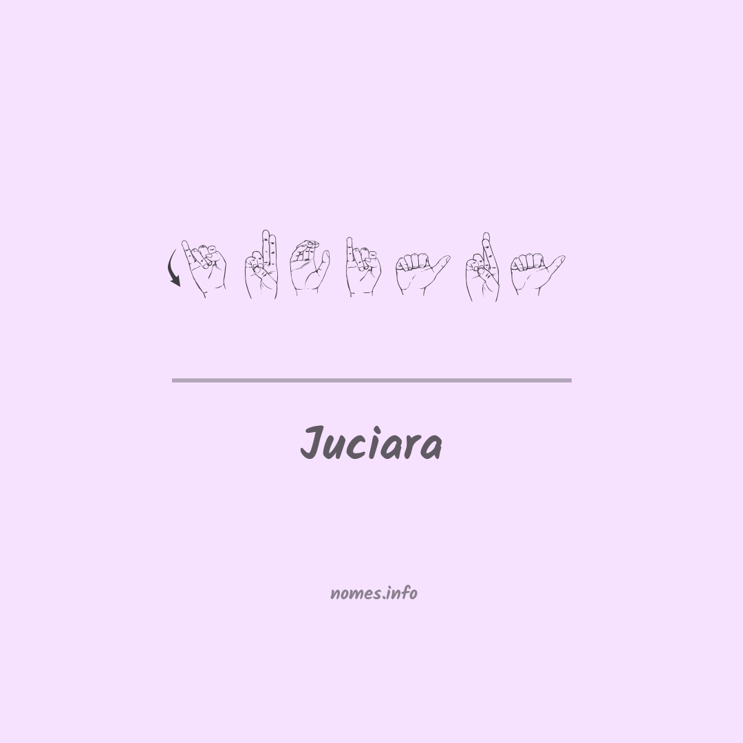Juciara em Libras