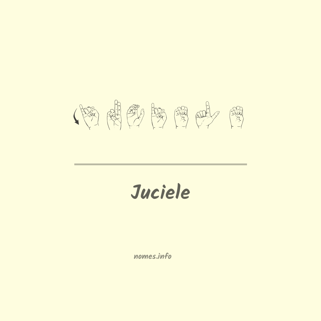 Juciele em Libras