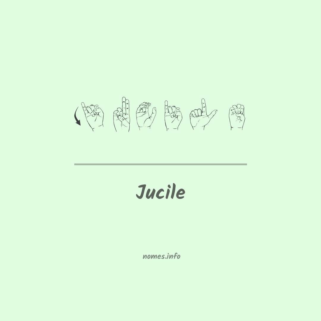 Jucile em Libras