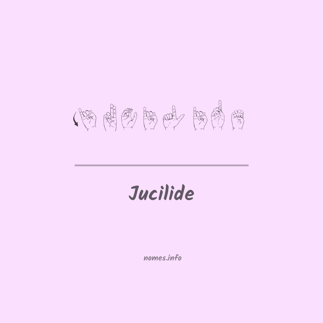 Jucilide em Libras