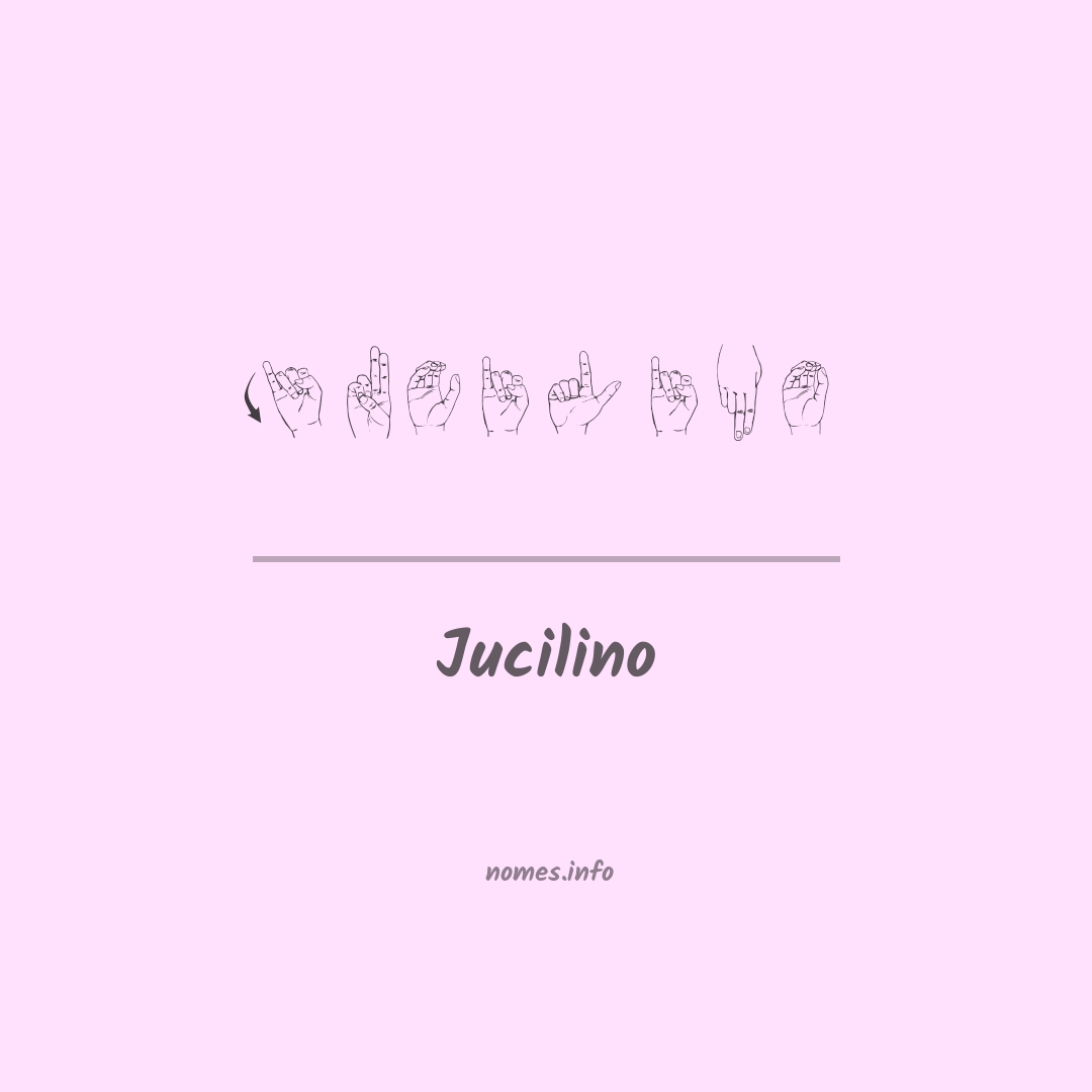 Jucilino em Libras