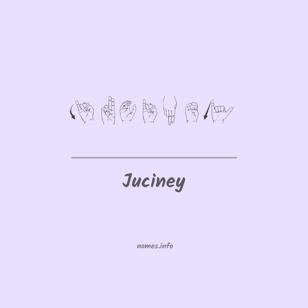 Juciney em Libras