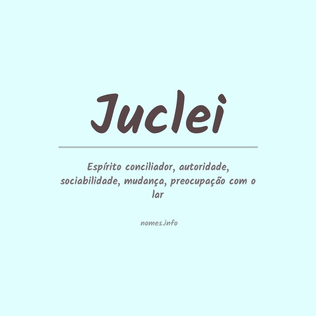 Significado do nome Juclei