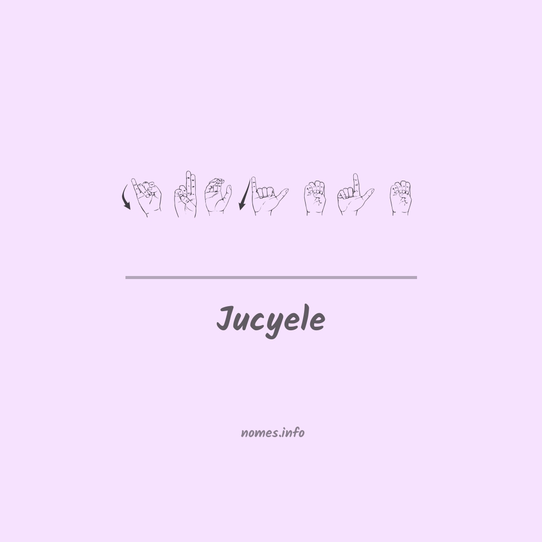 Jucyele em Libras