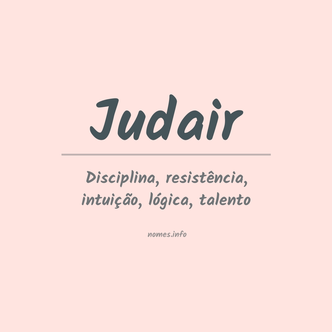 Significado do nome Judair