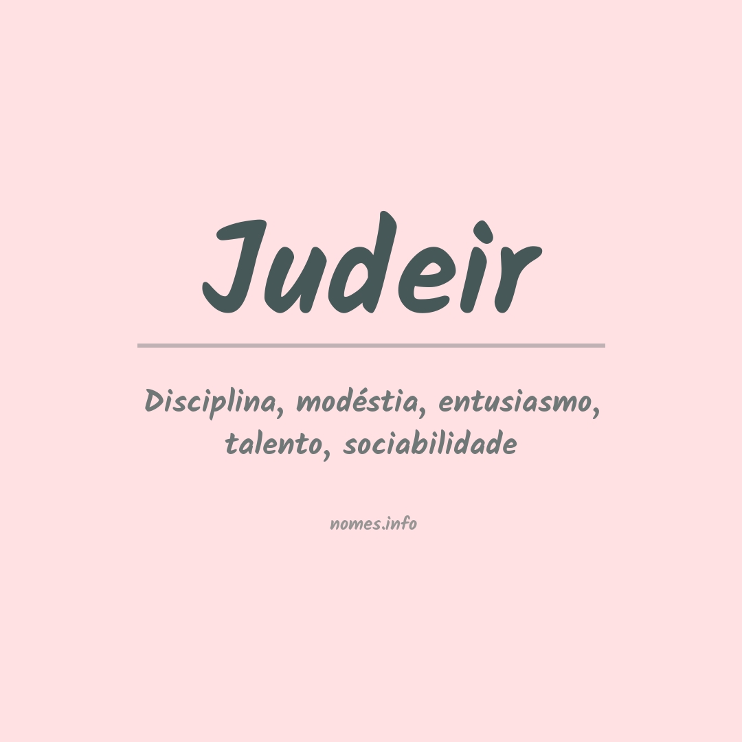Significado do nome Judeir