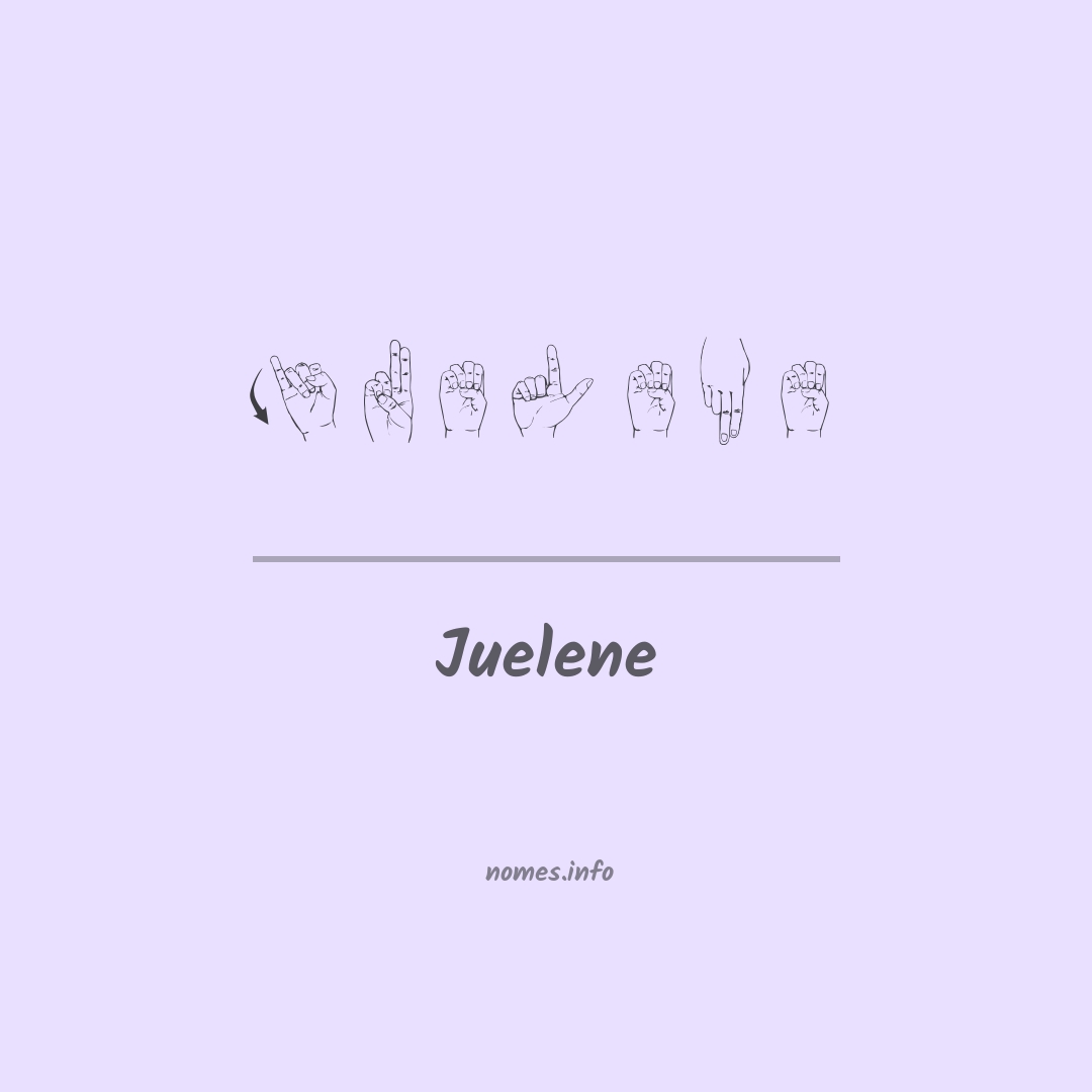Juelene em Libras