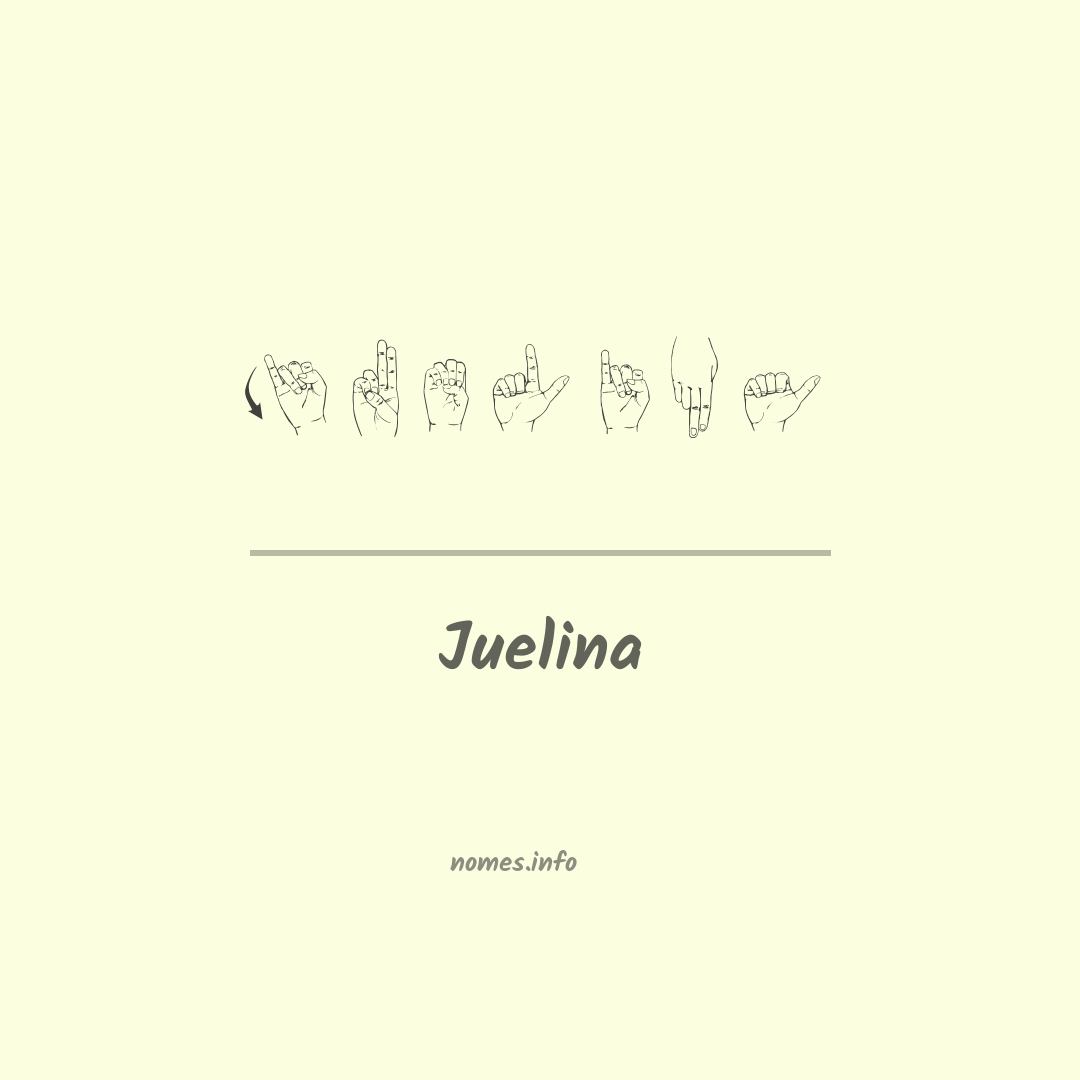 Juelina em Libras