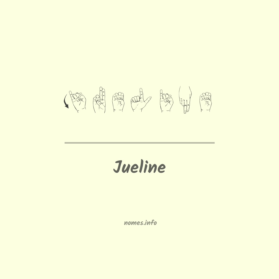 Jueline em Libras