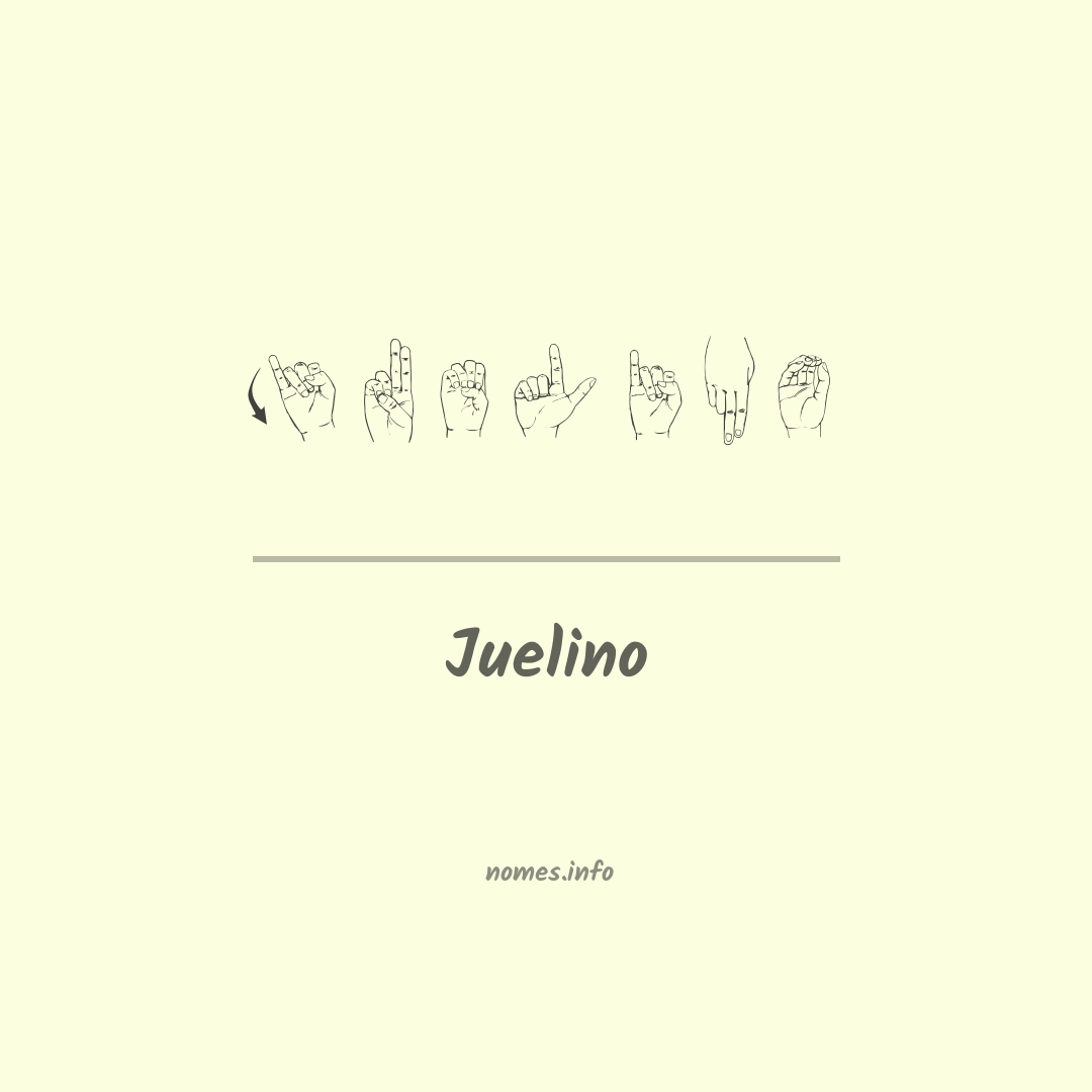 Juelino em Libras