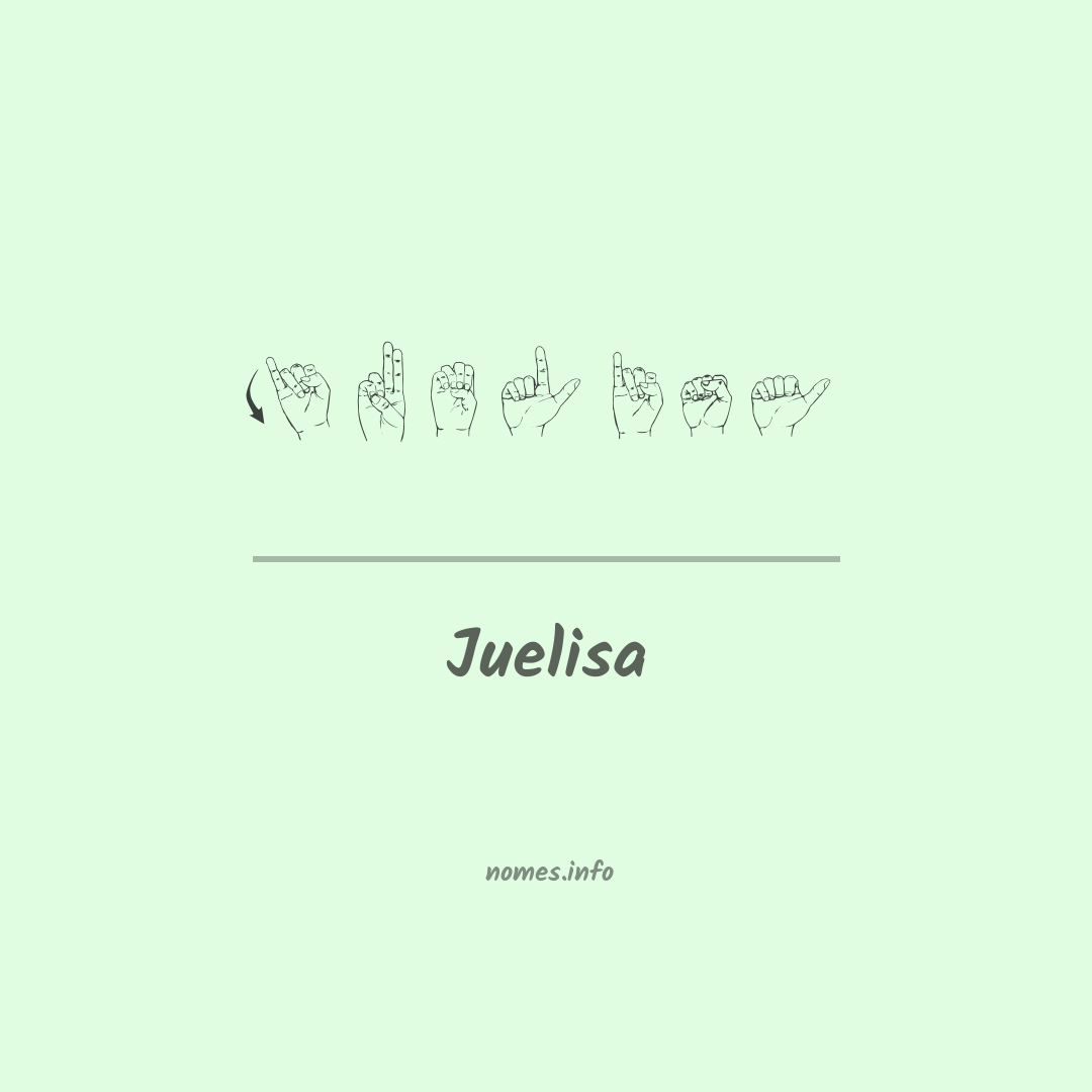 Juelisa em Libras