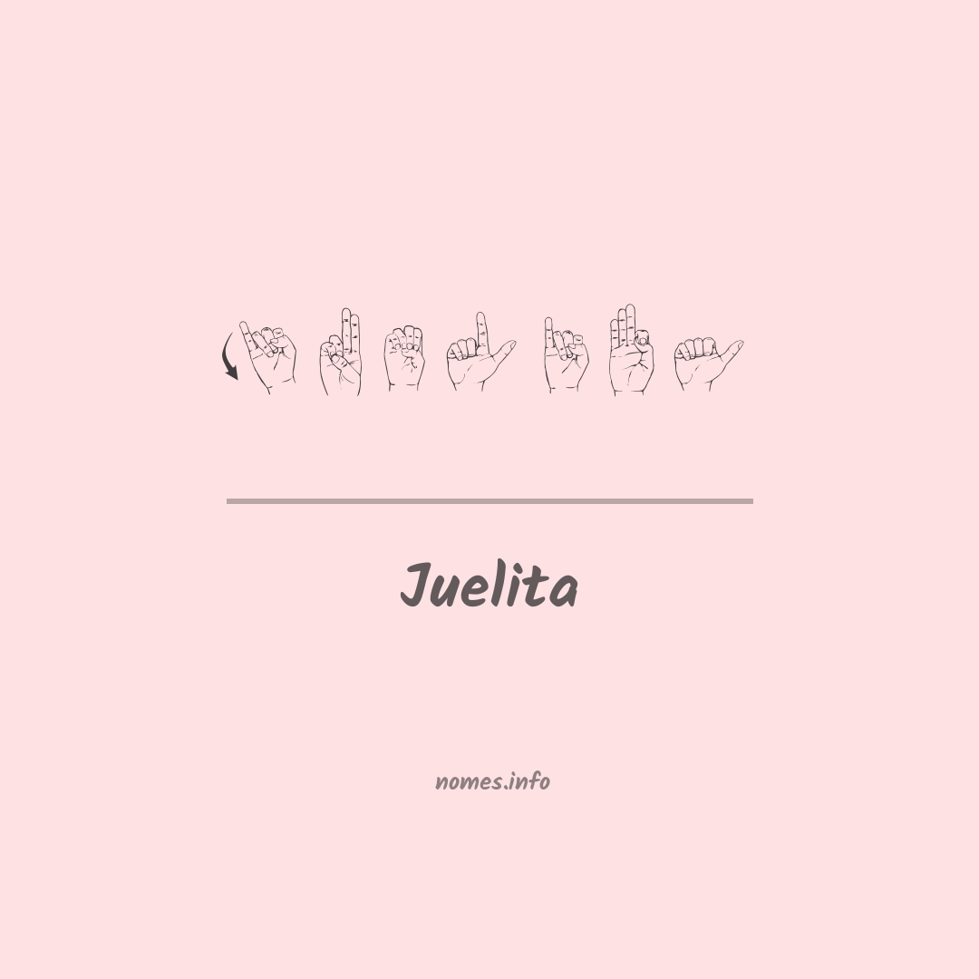 Juelita em Libras