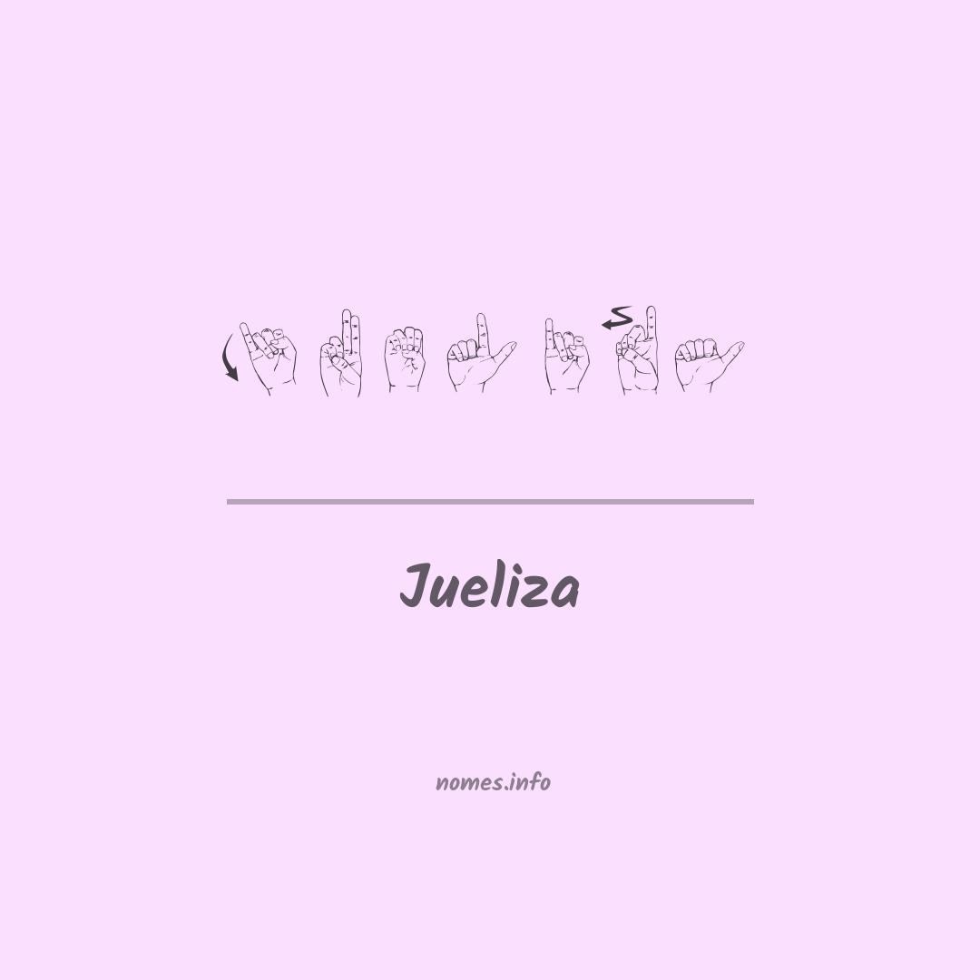 Jueliza em Libras
