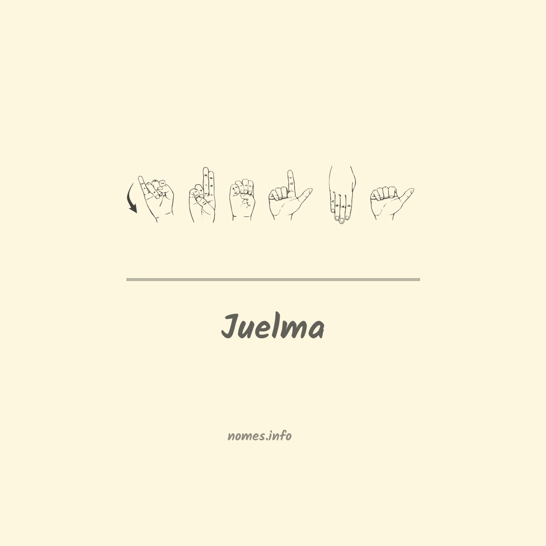 Juelma em Libras